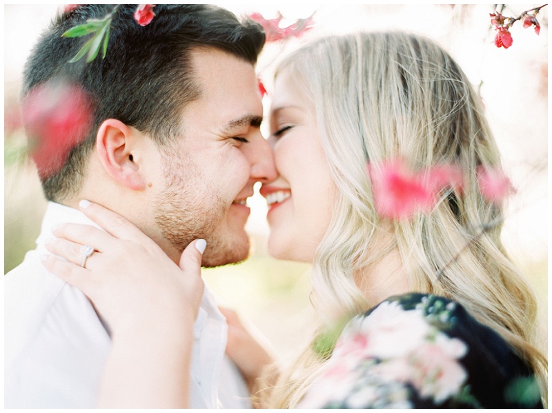 Jonesborough TN engagement photographers spring outdoor session