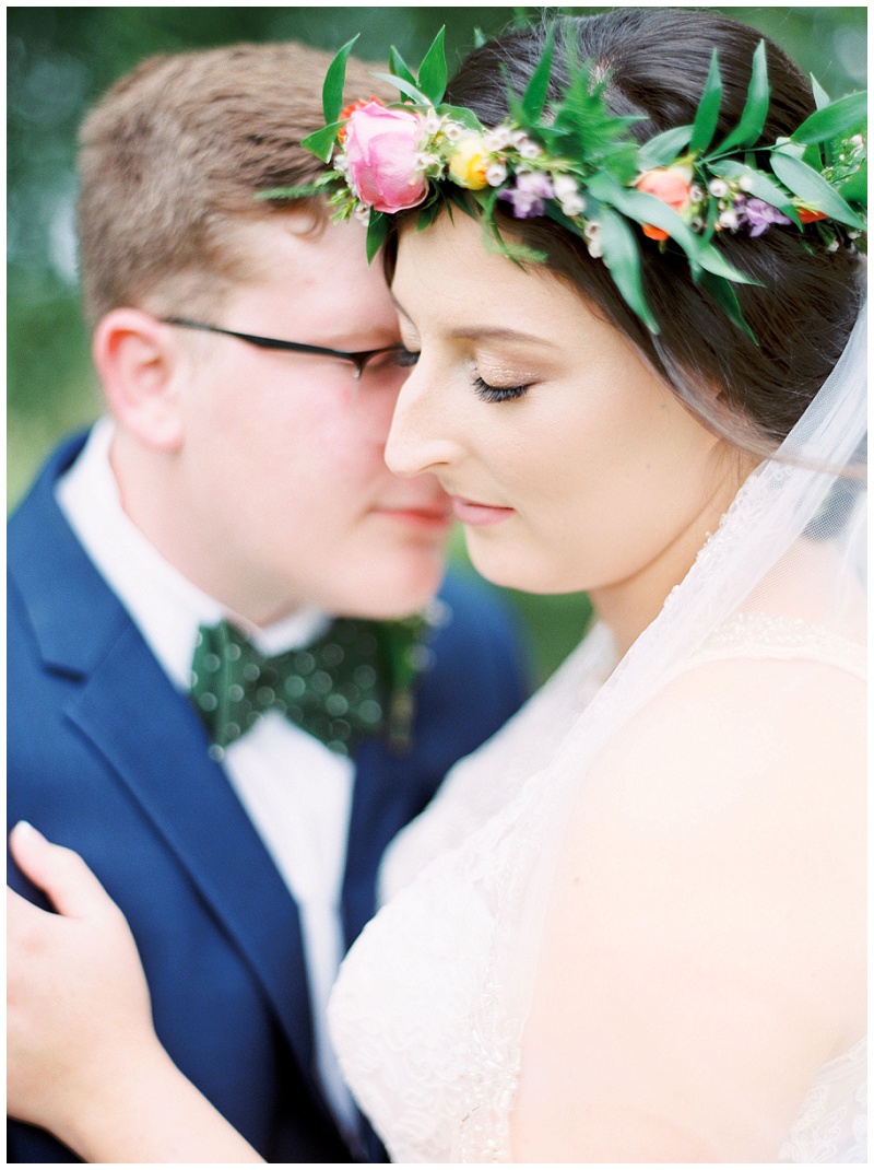couple embrace wedding photography Tri-Cities TN