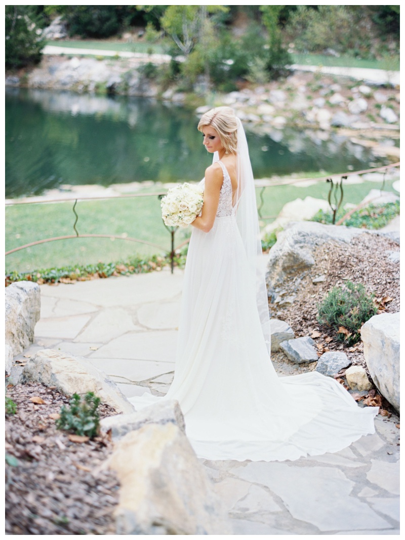 bride classic portrait Waterstone wedding venue
