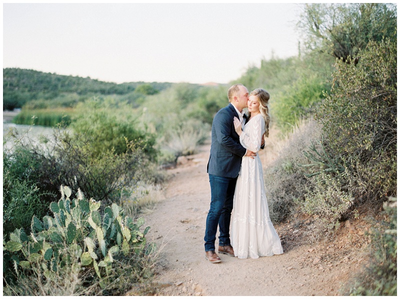 Butcher Jones Arizona lakeside engagement session