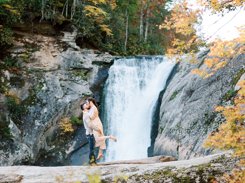 Banner Elk North Carolina engagement session scenic views