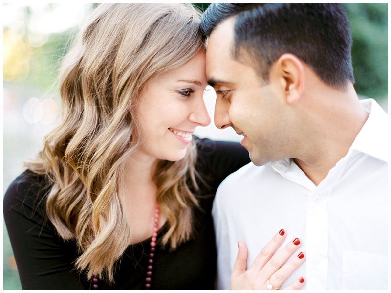 romantic couple portraits charlotte nc freedom park engagement