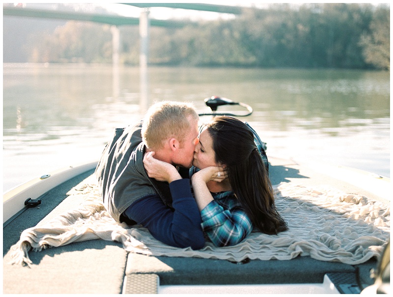 East TN Boat Engagement Photographer Johnson City TN
