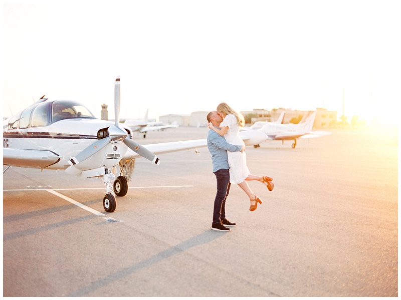phoenix az engagement photographer aviation love story portraits