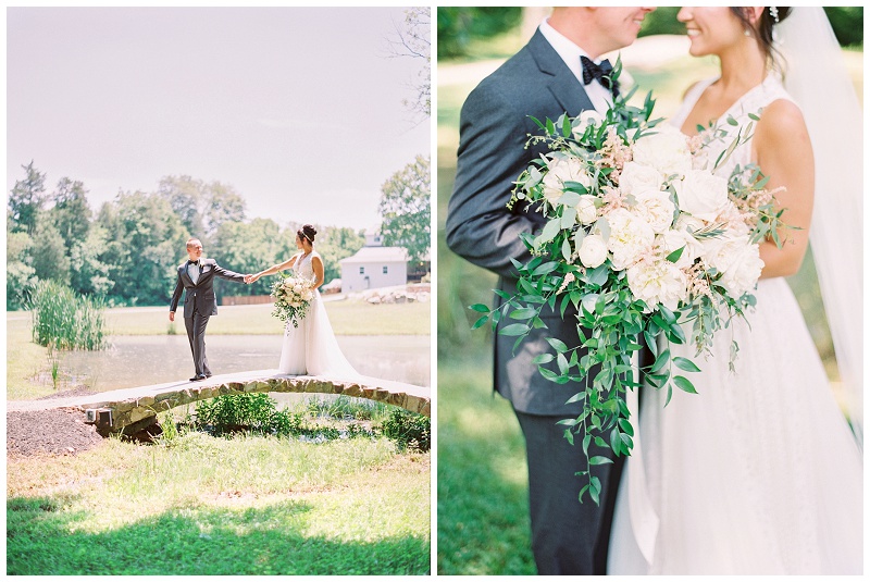bride and groom portraits Ramble Creek Athens TN