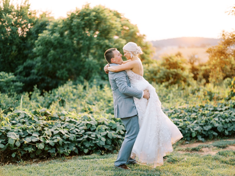 Couples portrait at The Homeplace at Johnston Farms