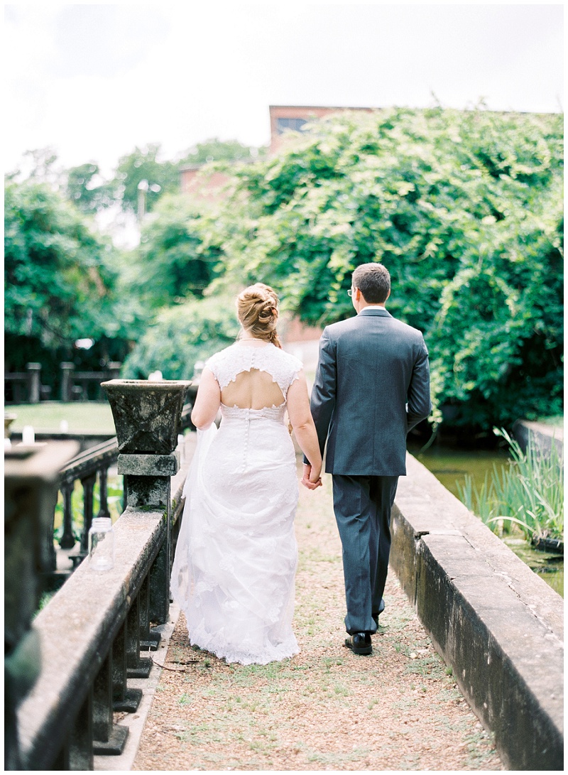 Wedding couple candid at Bleak House Knoxville TN wedding