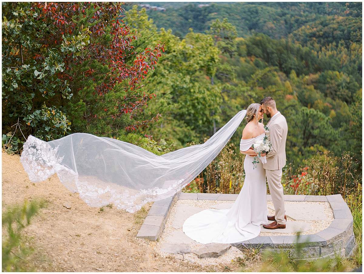 The Magnolia Wedding Venue Pigeon Forge TN Fall Wedding Photographer