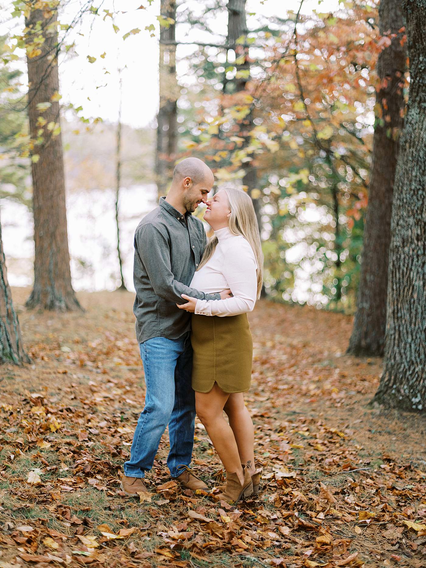 Timeless Fall fine art family portrait in East Tennessee mountains