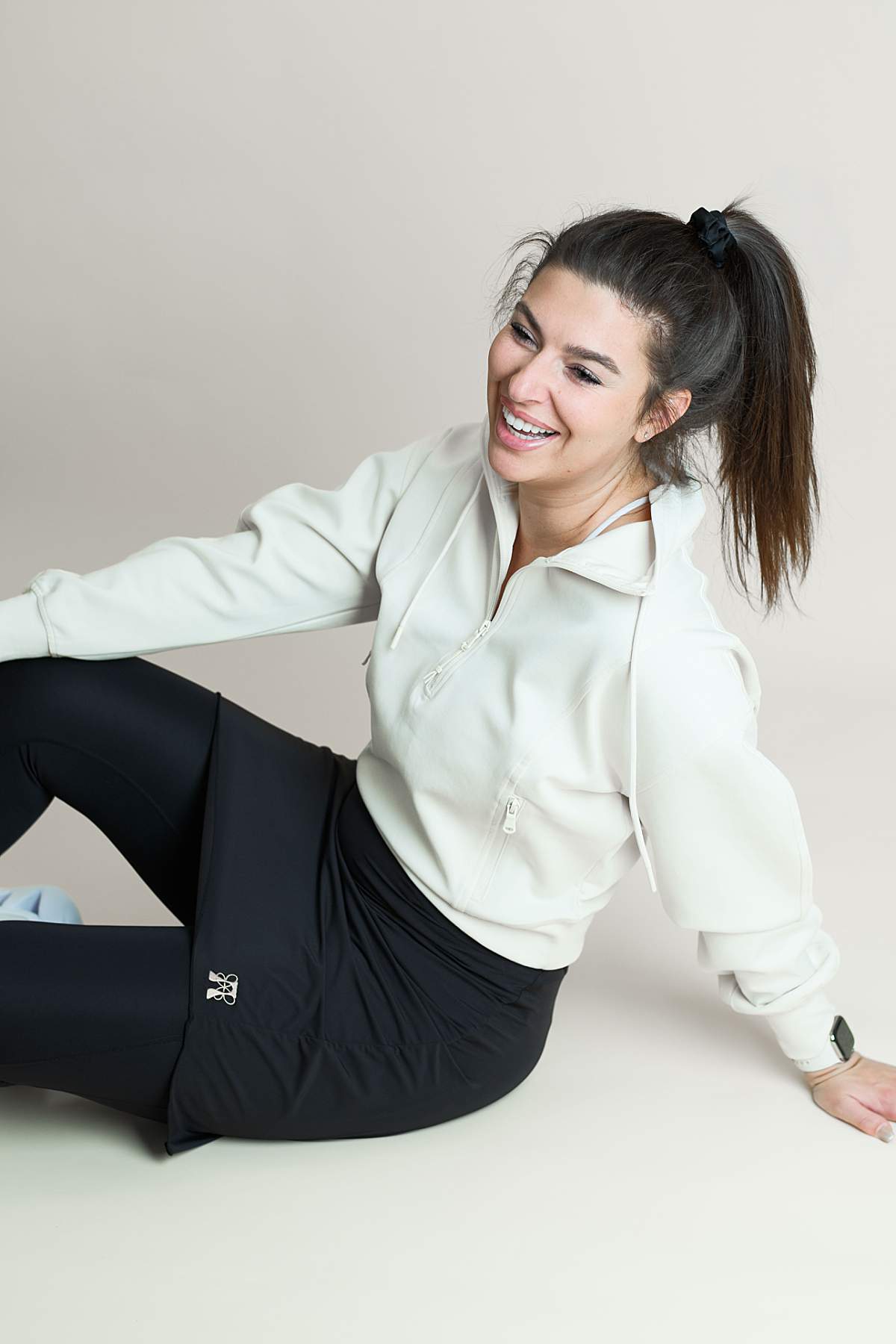 women laughing while wearing modest activewear made for women