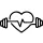 Modern fitness equipment icon