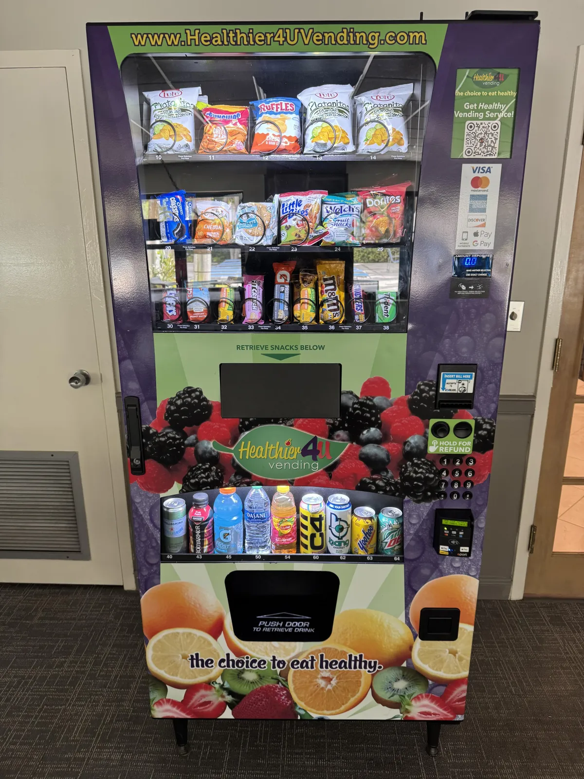 a vending machine on the side of the road