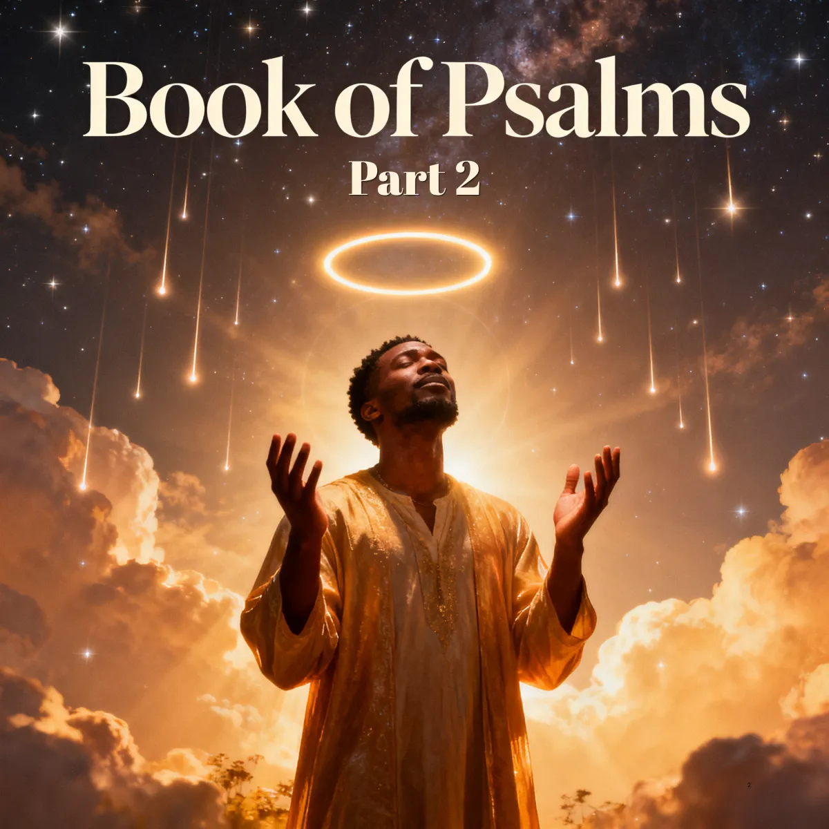 Desaturated muted album art for Book of Psalms Part 2 neo-soul gospel