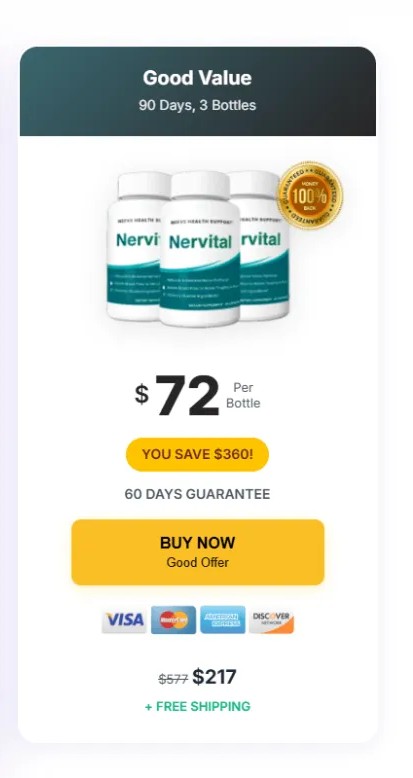 Buy Nervital 3 bottles