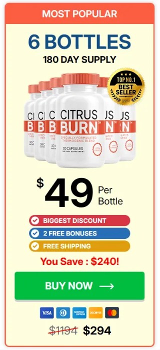 Buy Citrusburn 6 bottles