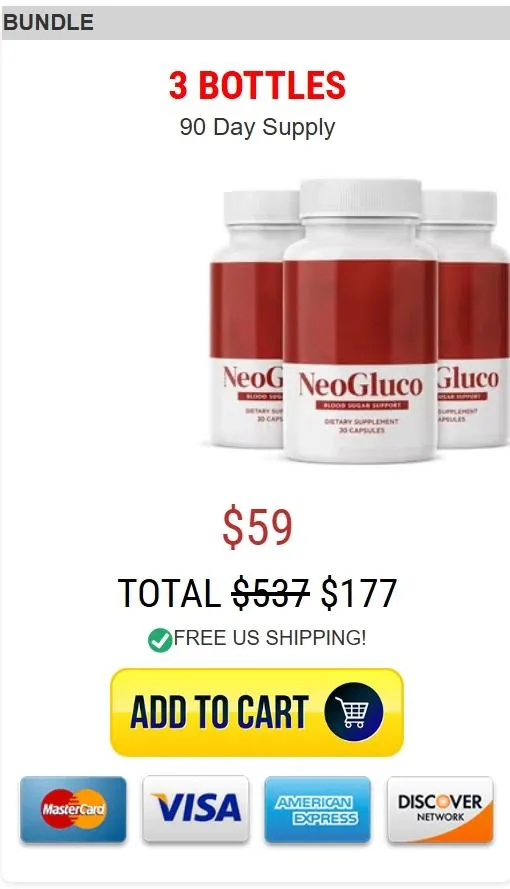 Neogluco 3 bottles