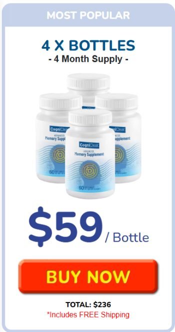 Buy Cogniclear4 bottles