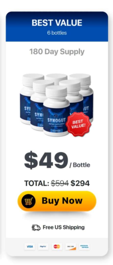 Buy SynoGut 6 bottles