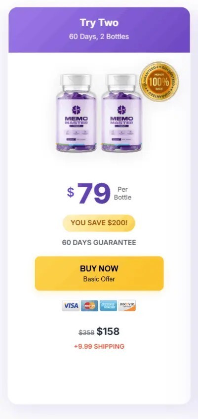 Buy MemoMaster 2  bottle