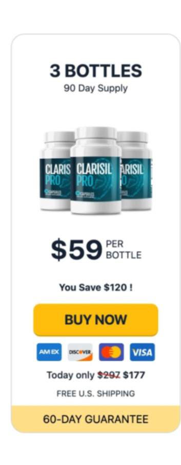Buy Clarisil Pro 3 bottles