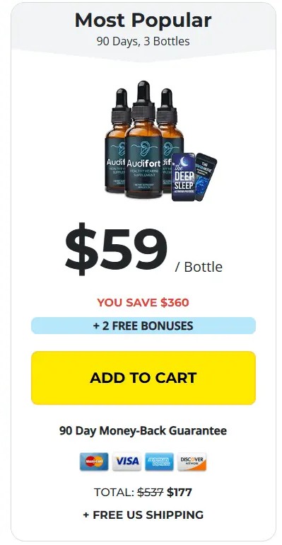 Buy Audifort 3 bottles