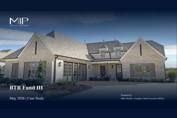 MIP Capital Partners BTR Fund III - Case Study