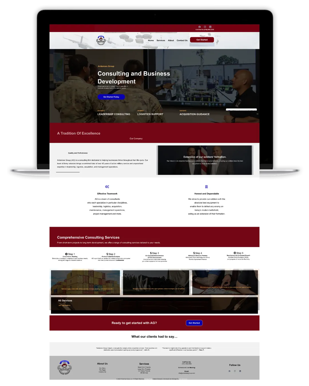 Ardennes Group Website