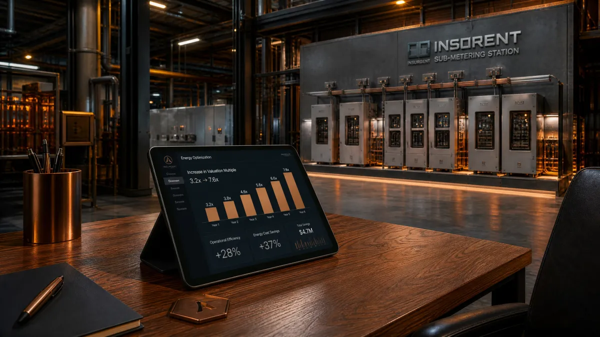 Advanced industrial manufacturing plant executing resource resilience strategies to optimize enterprise valuation.