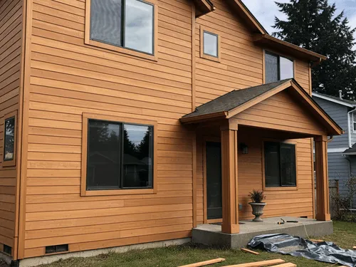 Happy Valley, WA Cedar Siding Installation