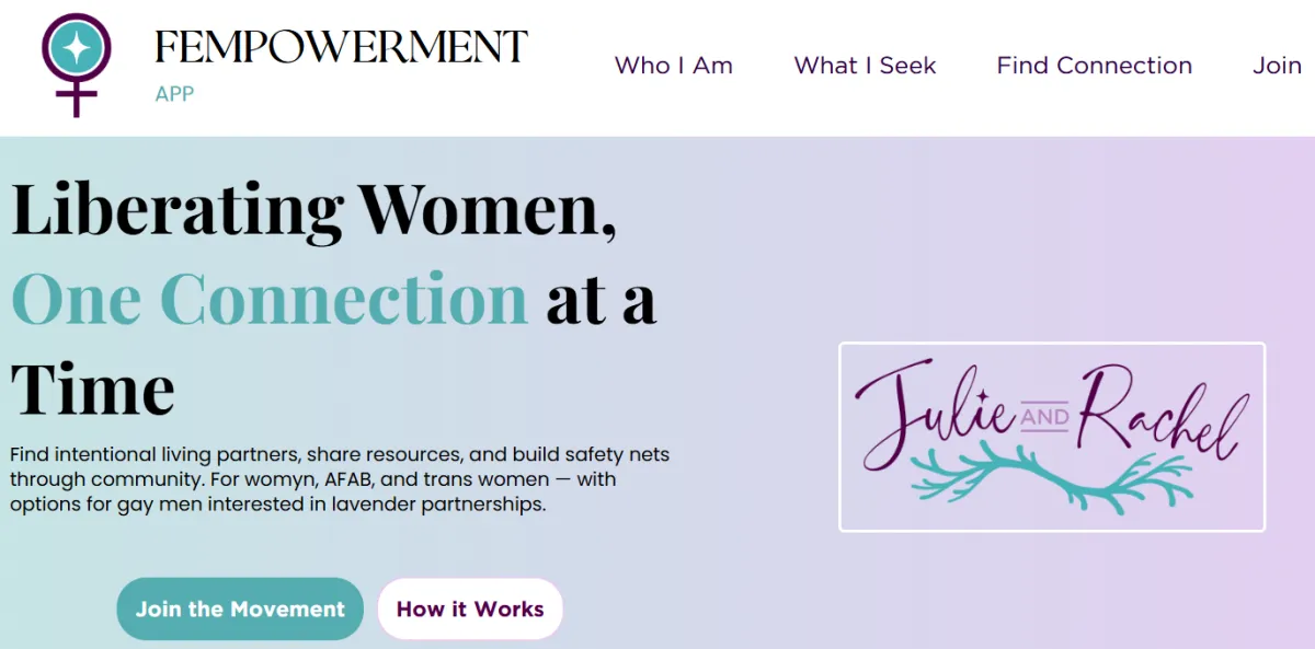 Current homepage screenshot