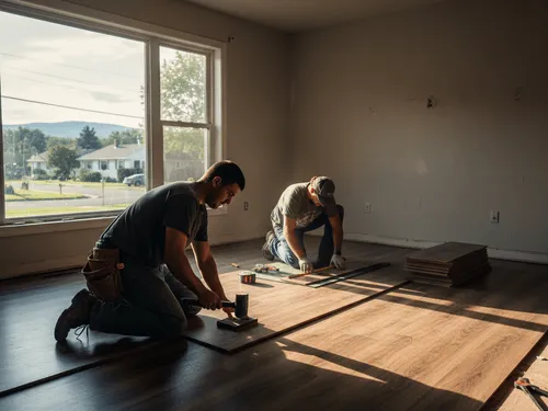 Luxury Vinyl Plank Installation in Cortland County, NY