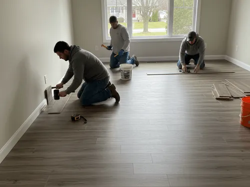 Tompkins County, NY Luxury Vinyl Plank Installation