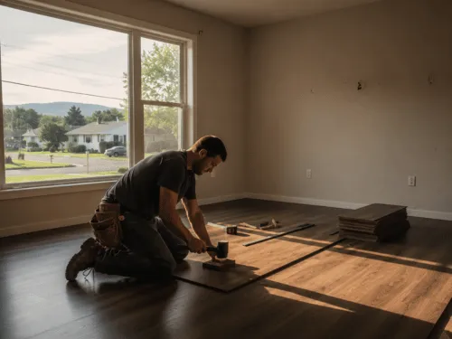 Luxury Vinyl Plank Installation in Cortland County, NY