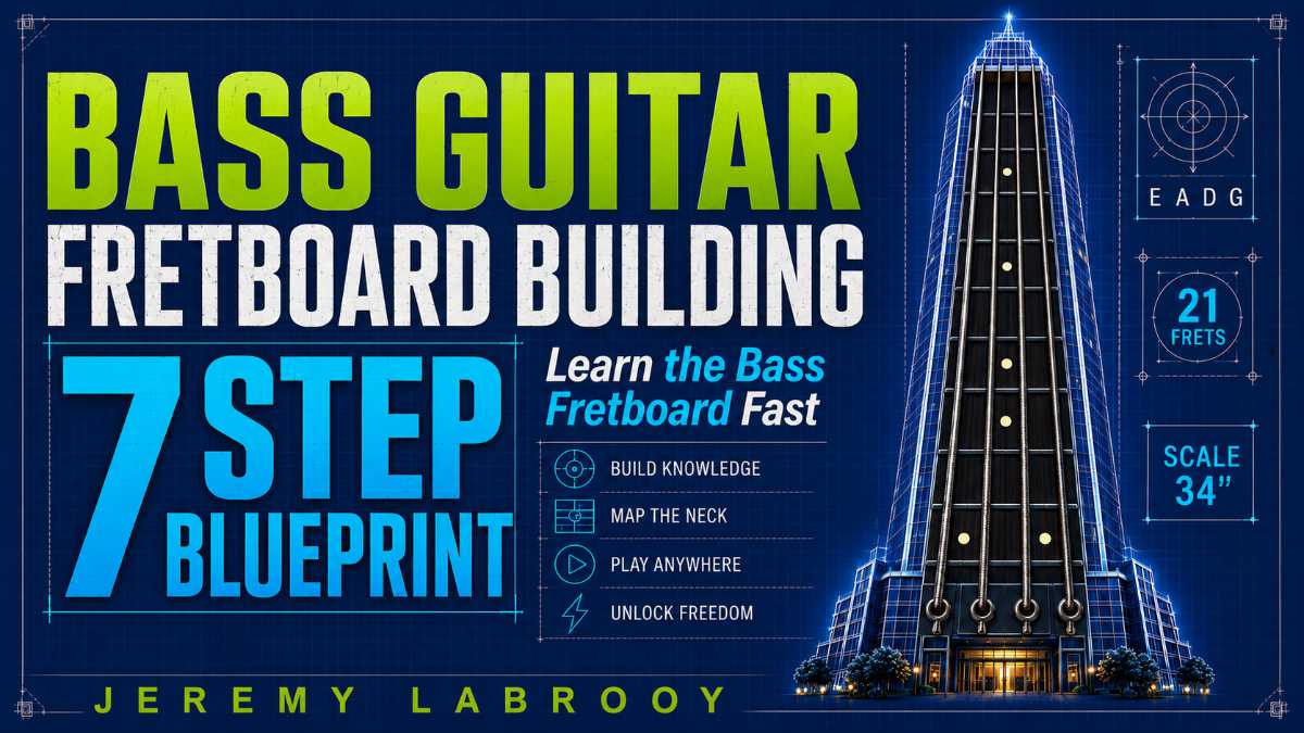 Bass Guitar Fretboard Building 7 Step Blueprint