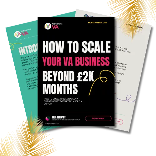 How to scale your va usiness beyond £2k months ebook