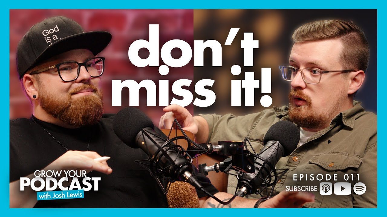 two guys with text in the middle saying "don't miss it"
