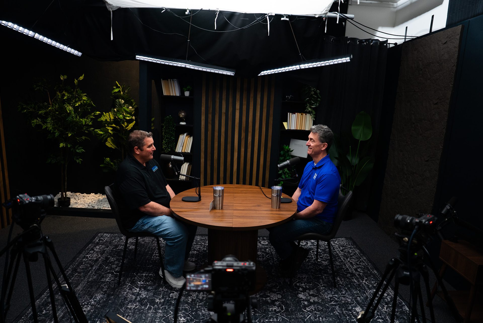 Professional podcast studio available for rental in Cincinnati