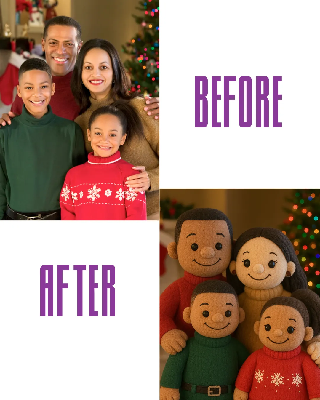 Small orange plush fox with curled tail