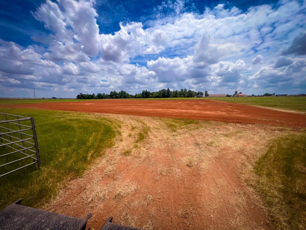 Guthrie Oklahoma Big Build Pad Site prep Skid steer