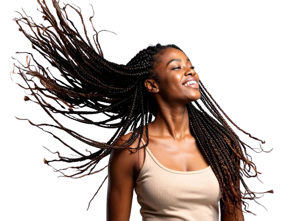Long box braids protective style Klasic Hair Braiding Maryland