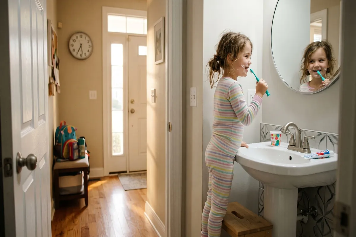 Why Rushed Mornings Create Oral Health Gaps in Young Children
