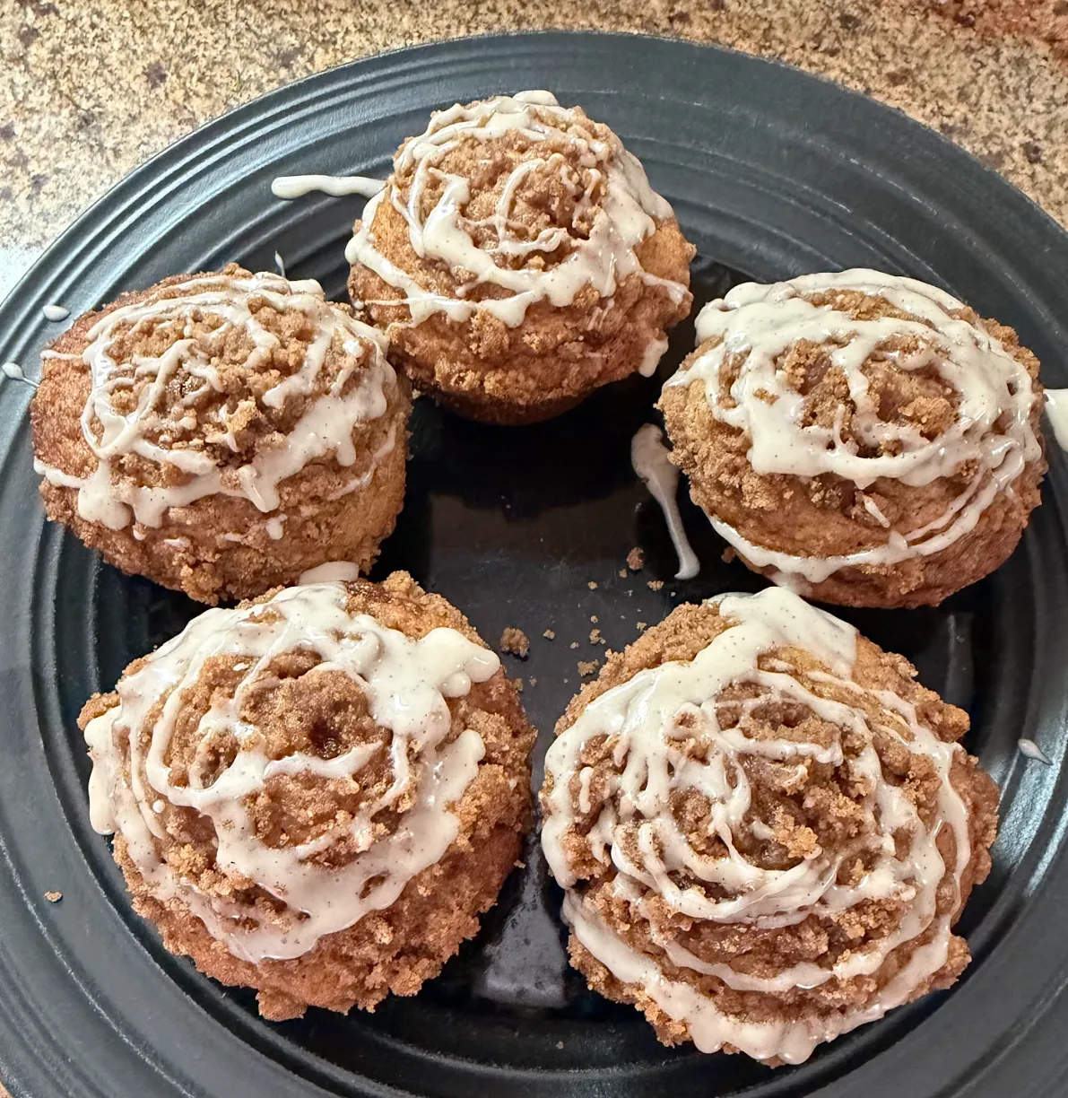 Sourdough Cinnamon Swirl Coffee Cake Muffins