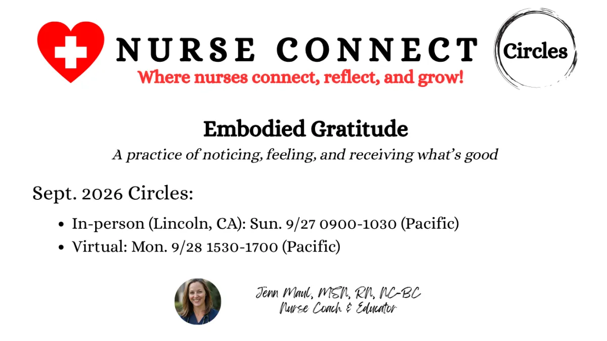 Embodied Gratitude: From Thinking It to Feeling It