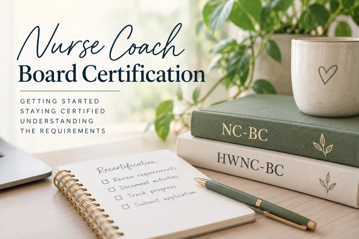 Nurse Coach Board Certification: Getting Started, Staying Certified, and Understanding the Requirements