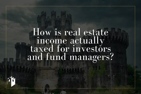 how is real estate income taxed