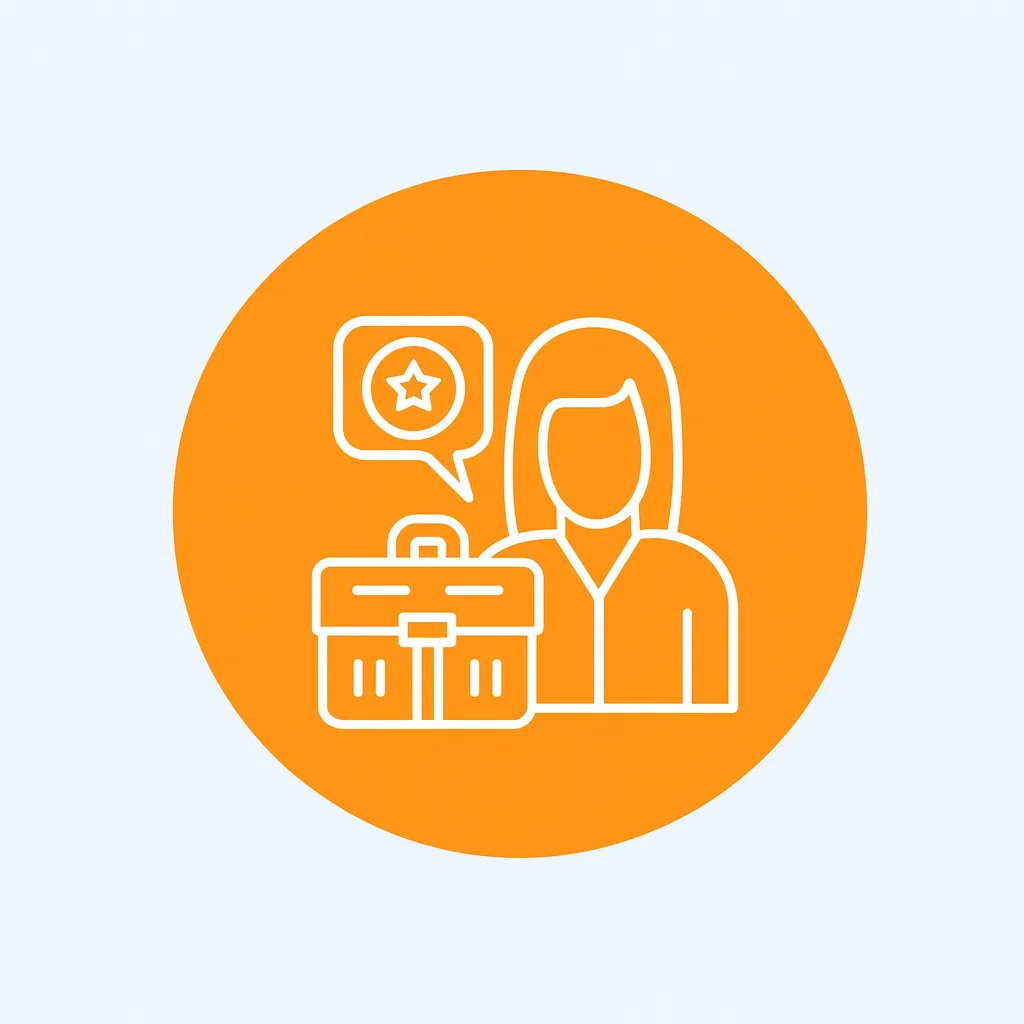 Data-driven analysis icon representing deep market research, competitor insights, and performance tracking for business growth.