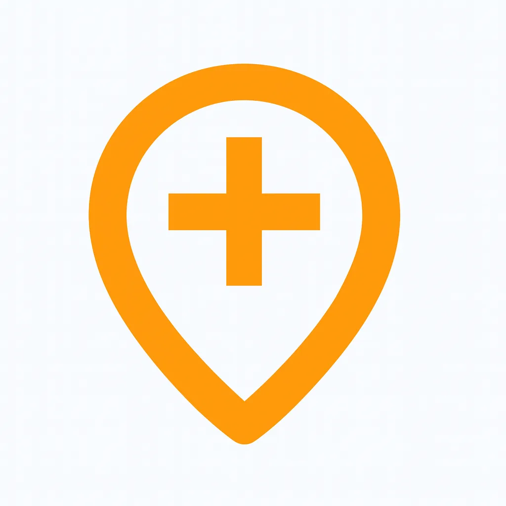 Business office location pin icon for Ignite Media Flow contact page, helping clients easily find our digital marketing agency address