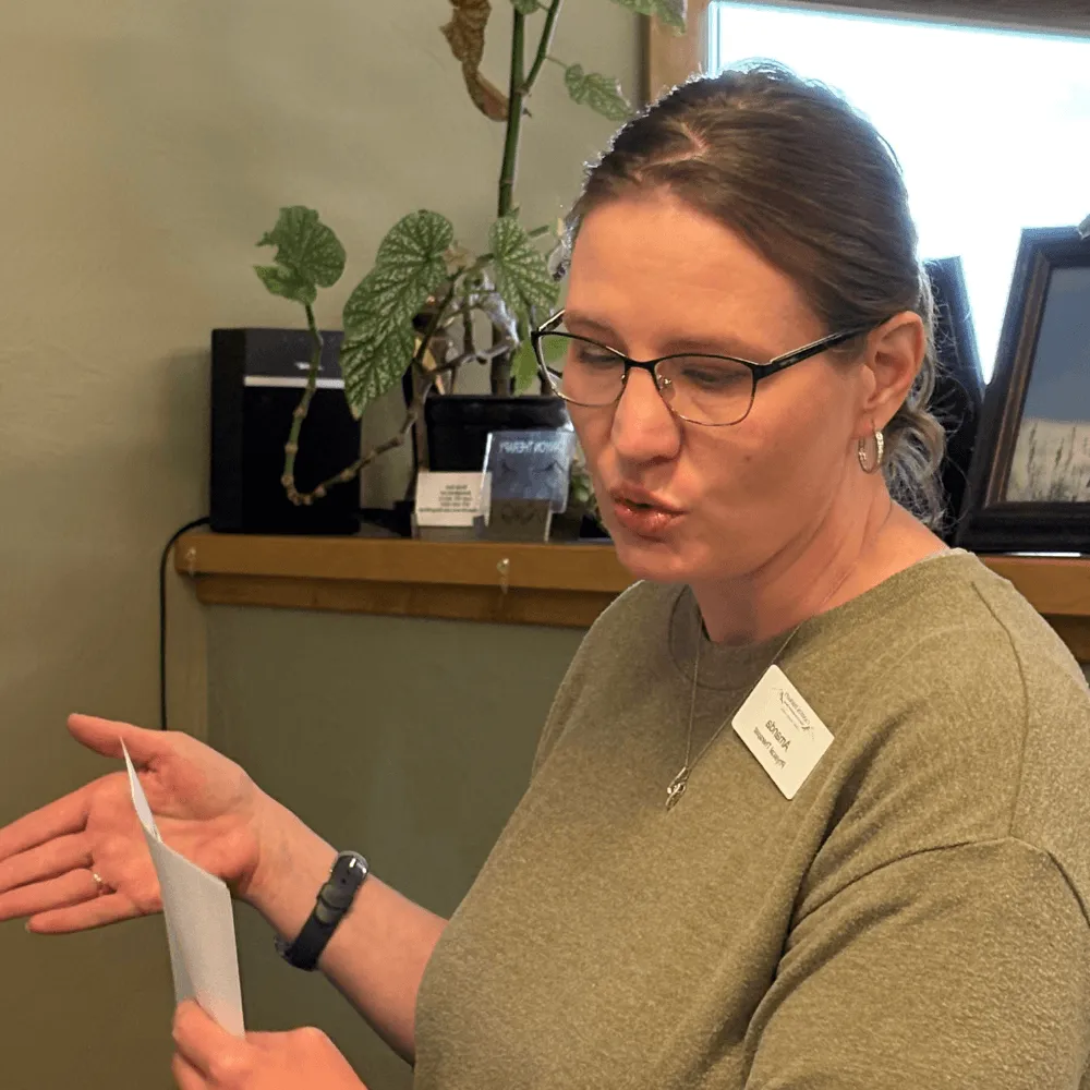 Licensed pelvic health therapist providing one-on-one treatment at Canyon Therapy in Cody WY