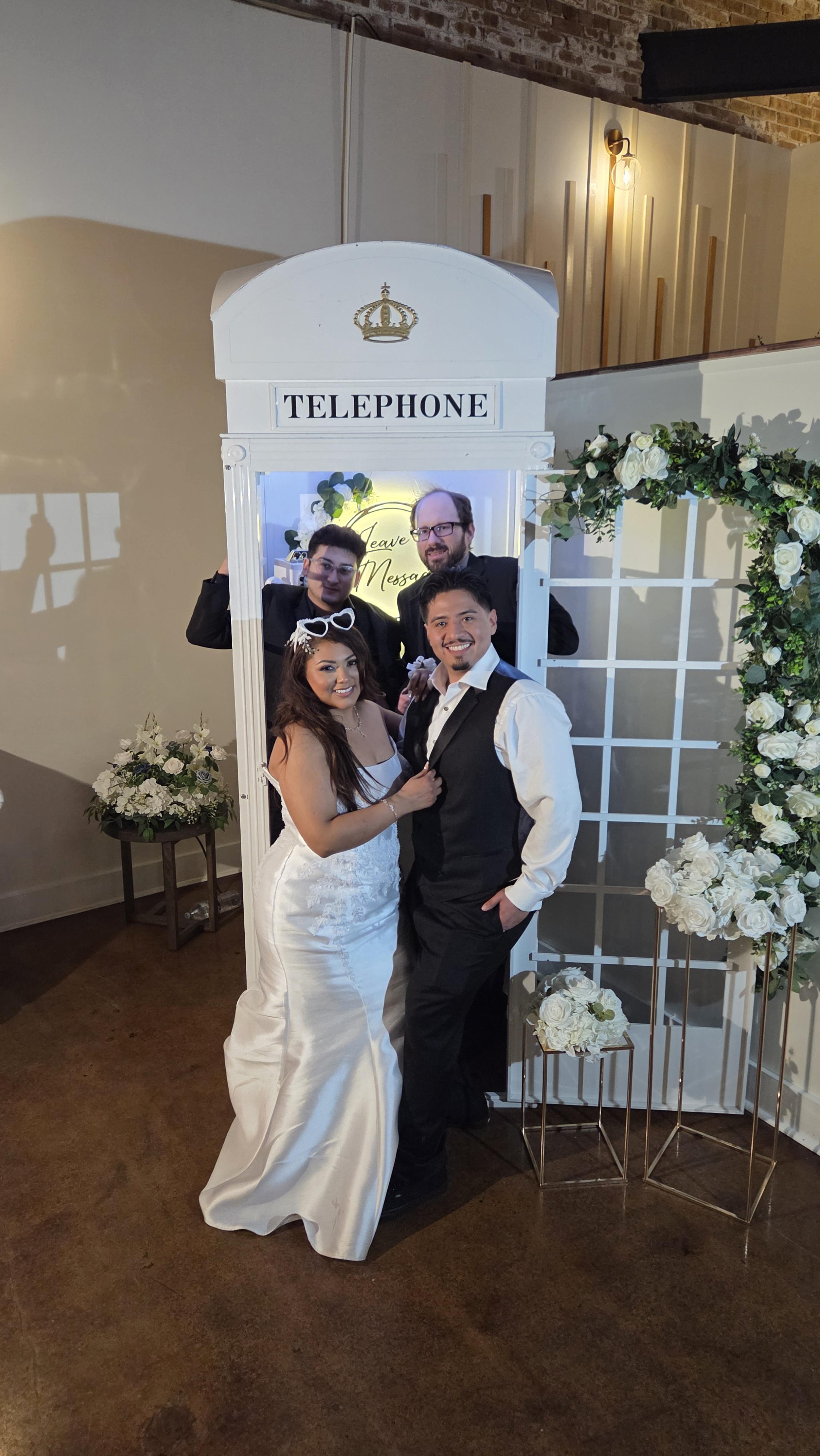 Bride and groom in chicago wedding venue