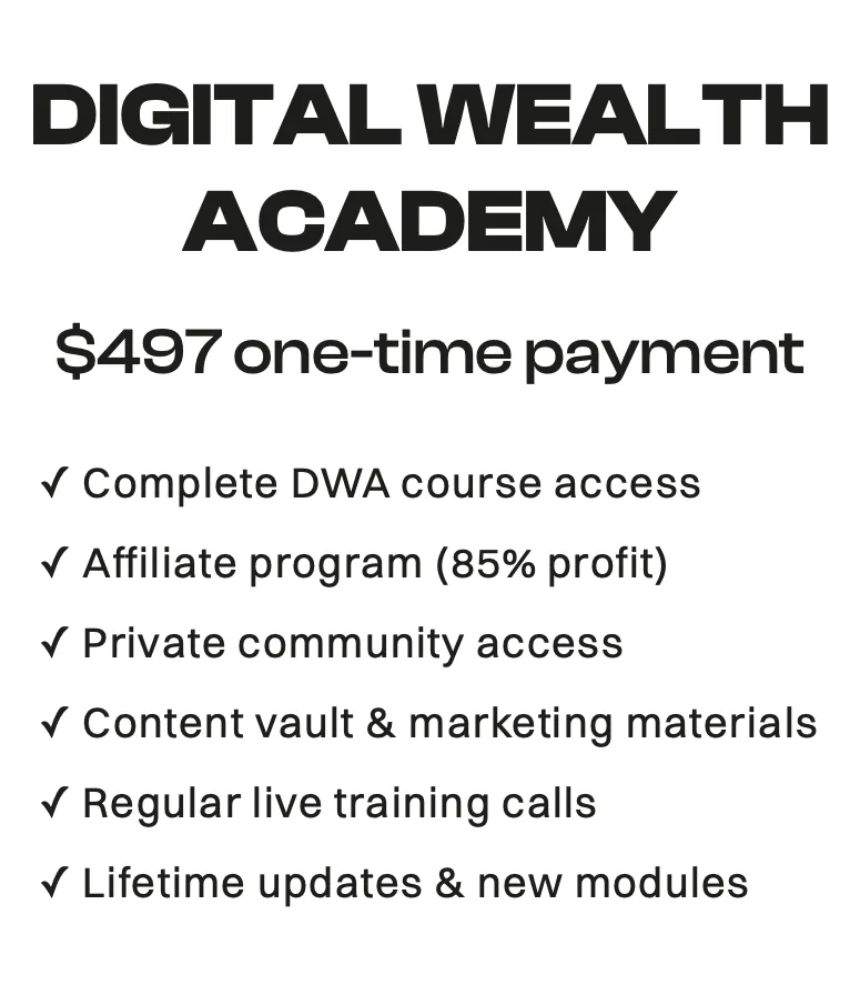 Digital wealth Academy Course
